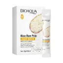 قناع الشعر بمستخلص خام الأرز لإصلاح وتقوية الشعر الجاف والمتقصف (BIOAQUA - 10g x 20 أكياس)