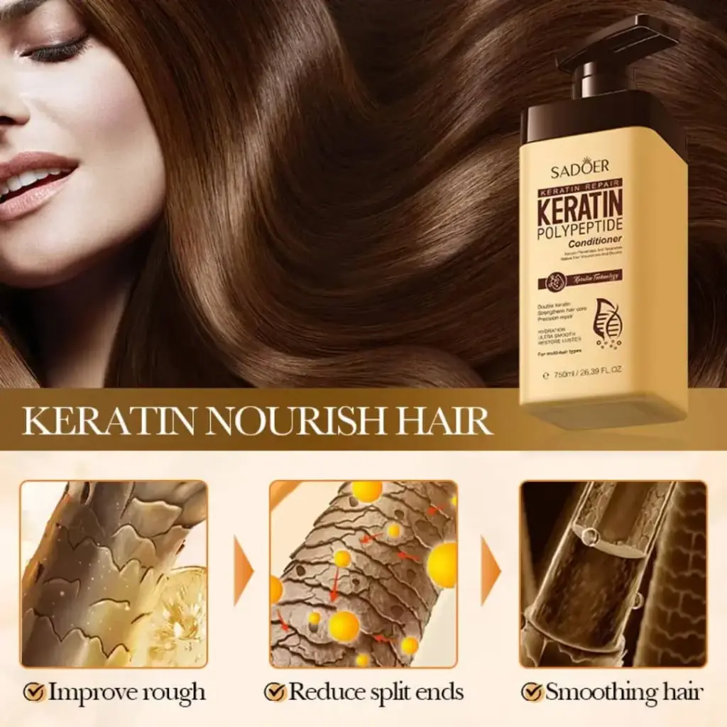 Keratin Polypeptide Repair Conditioner Ultra Smooth (SADOER)