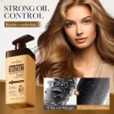 شامبو الكيراتين والببتيدات المتعددة لترميم وتغذية الشعر وتنظيف فروة الرأس (Keratin Polypeptide Keratin Repair Shampoo - 750ml)