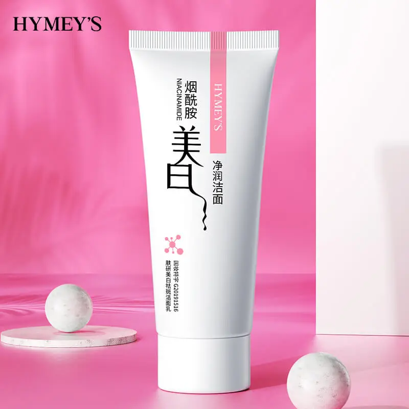غسول الوجه هايميز بالنياسيناميد للتفتيح والتنظيف العميق (HYMEY'S Niacinamide Whitening Cleanser)