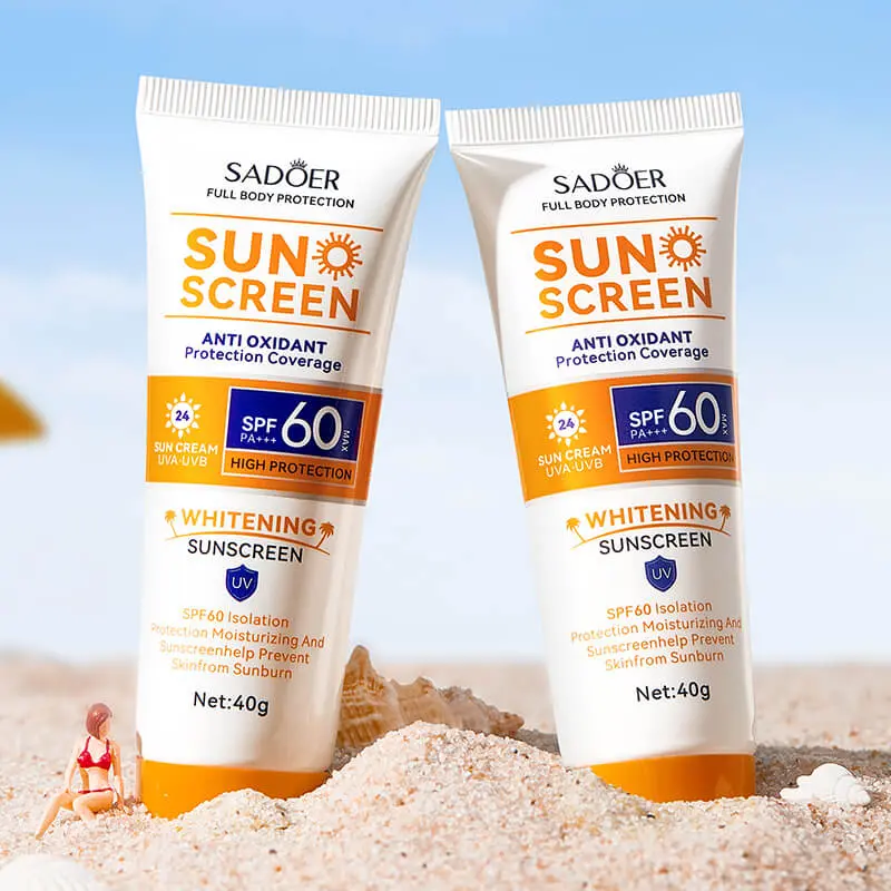 SADOER WHITENING SUNSCREEN CREAM SPF 60 PA+++ (SADOER - 40g)