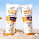 كريم واقي الشمس ومفتح البشرة بحماية فائقة SPF 60 PA+++ للوجه والجسم (SADOER - 40g)