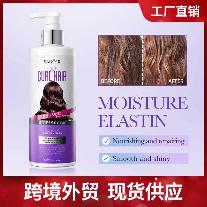 SADOER ÉLASTINE DE COIFFAGE ET DÉFINITION BOUCLES ET CHEVEUX ONDULÉS (300ml / 10.5FL.OZ)