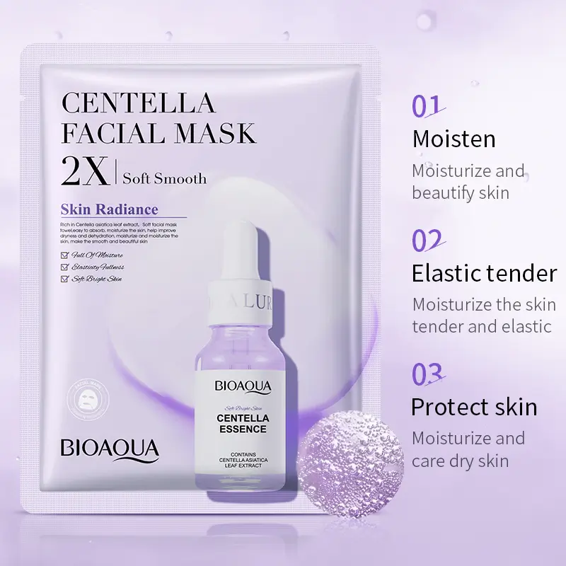Centella Facial Mask 2X Soft Smooth Skin Radiance (BIOAQUA)