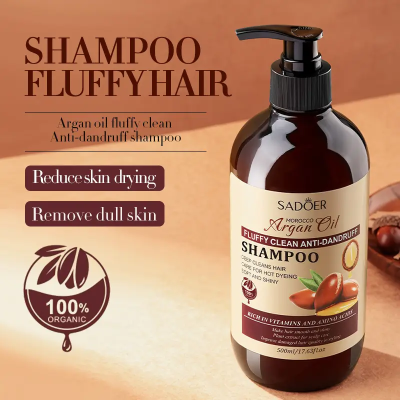 Shampooing Anti-Pelliculaire et Volume à l'Huile d'Argan du Maroc (SADOER)  