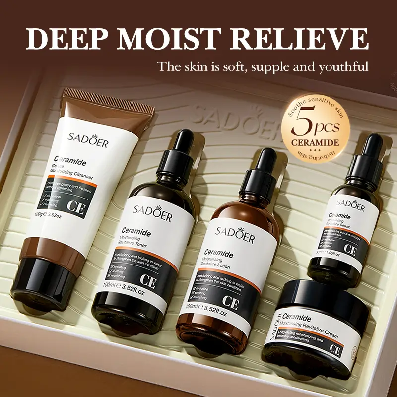 Coffret Soins du Visage Hydratant et Revitalisant aux Céramides (SADOER)