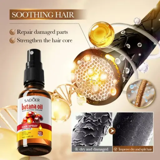 Batana Oil Scalp Soothing Haircare Dense Hair Serum Spray 30ml (SADOER)