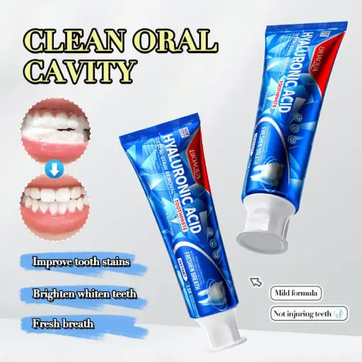 BIOAQUA Hyaluronic Acid Descal Stain Removal Toothpaste (BIOAQUA)