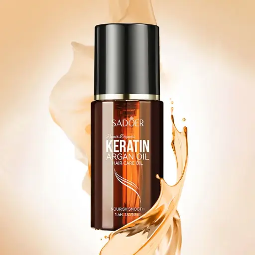 HUILE DE SOIN CAPILLAIRE SADOER KÉRATINE ET HUILE D'ARGAN (40ml / 1.4 FL.OZ)