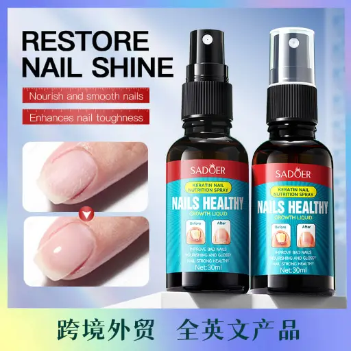 Spray Nourrissant Et Fortifiant Au Kératine Pour Ongles (SADOER)