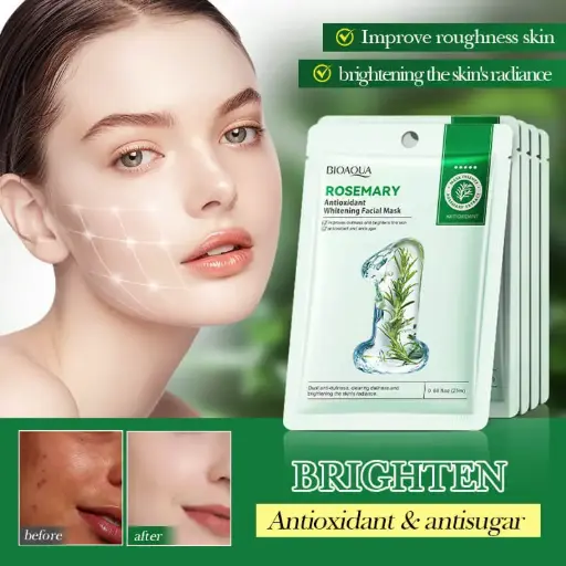 قناع الوجه روزماري المضاد للأكسدة والتفتيح (BIOAQUA)