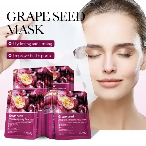 Masque Facial Éclaircissant et Hydratant à l'Acide de Fruit + Nicotinamide (BIOAQUA)