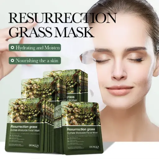 Resurrection Grass Hydrate Moisturize Facial Mask (BIOAQUA)